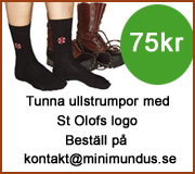 Strumpor av merinoull med st ologslogo